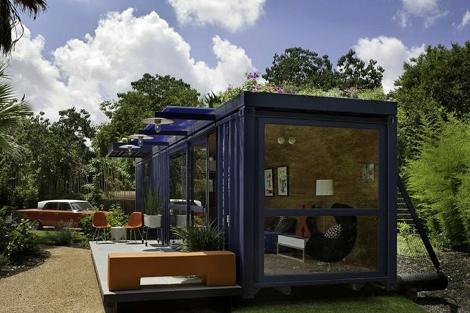 Container-Gästehaus / Poteet Architects